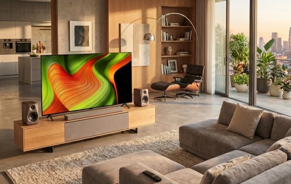 LG B5 in a living room
