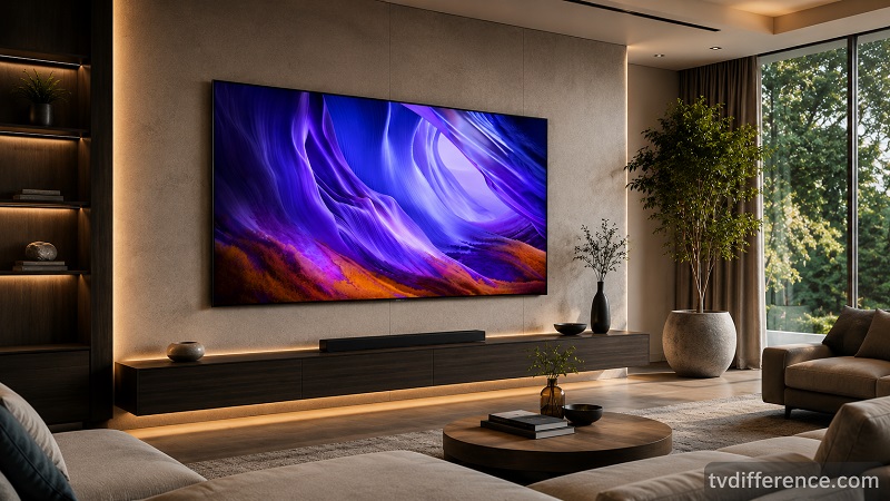 Samsung S85H in a living room