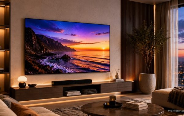 Samsung S90H in a living room
