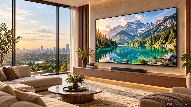 Hisense U7SG in a living room