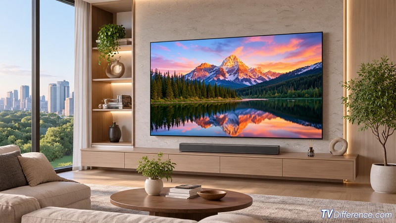 Hisense U7SG in a living room