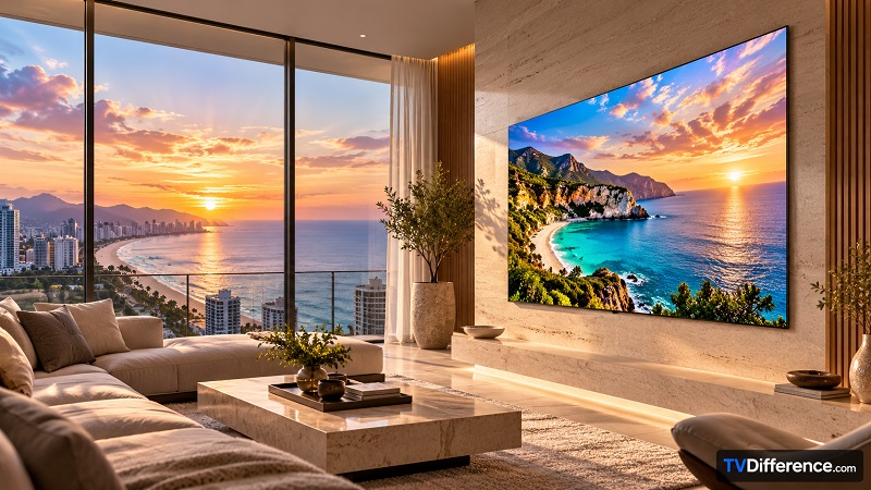 LG G6 in a living room