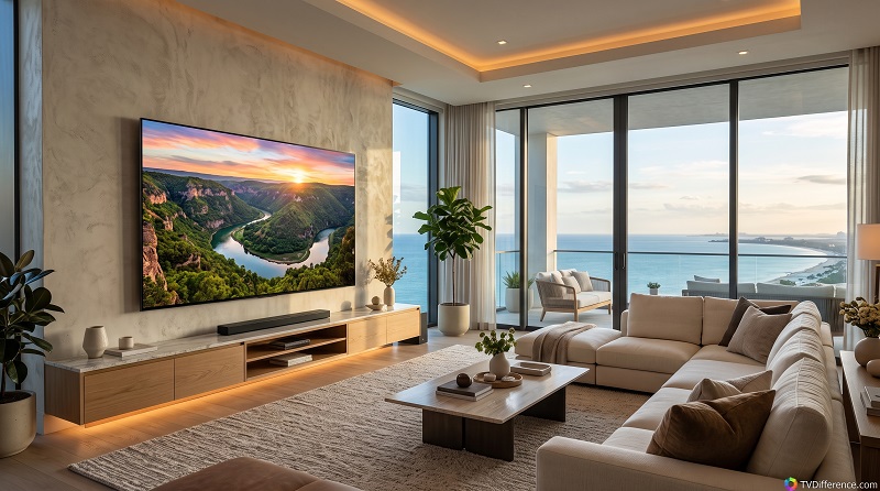 Sony Bravia 9 II in a living room